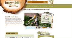 Desktop Screenshot of brownhilltreeco.com
